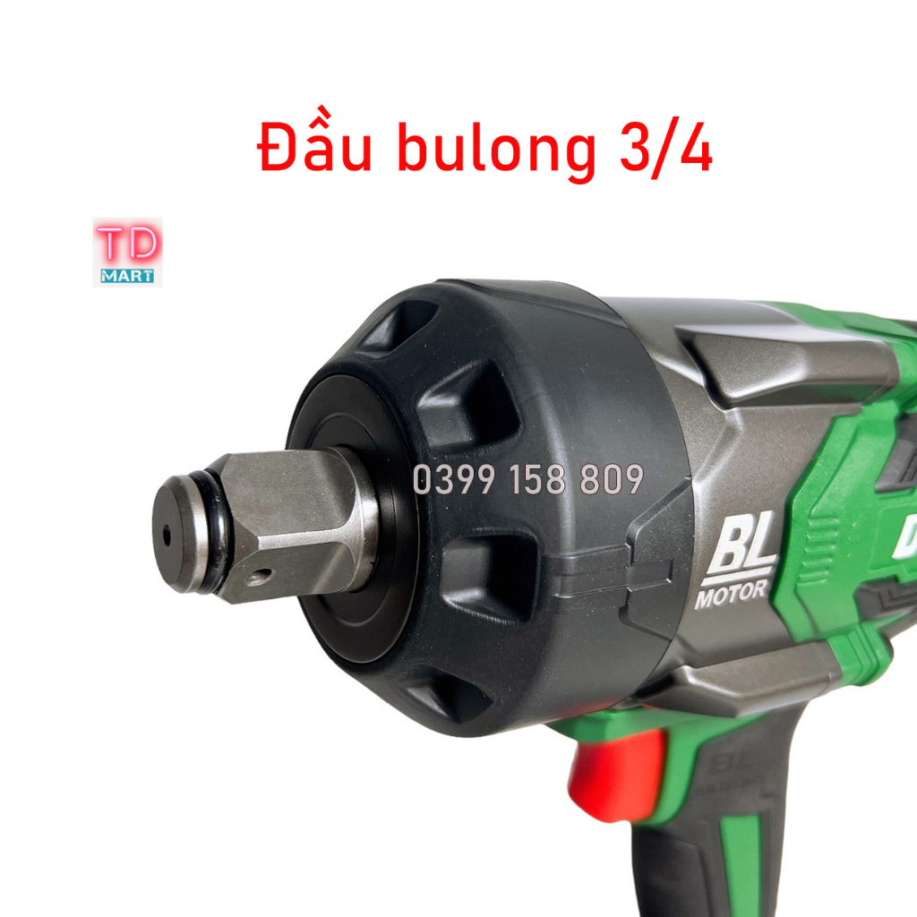 Máy Siết Bulong Dekton M21-IW1750N Lực Siết 1750N.m - Đầu Khẩu 3/4 Inch - Chân Pin Phổ Thông