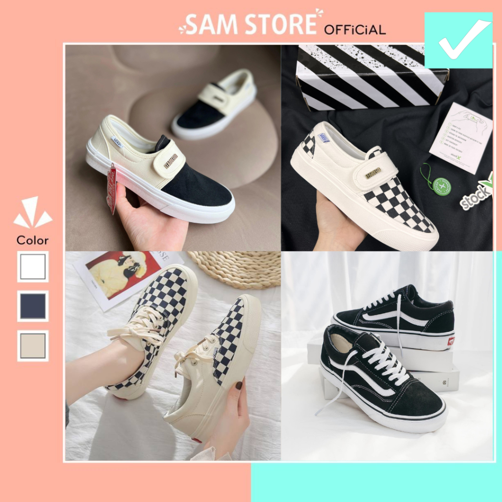 Giày Vans Nam Nữ,Giày Vans Phong Cách Thời Trang Dành Cho Nam Và Nữ Full Box Bill Bản Đẹp