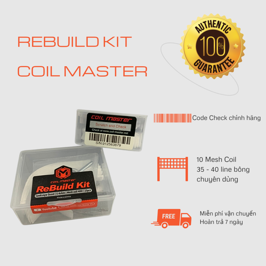 Bộ thay thế Rebuild Kit chính hãng