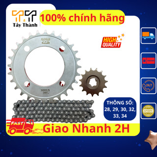 Nhông sên dĩa Sirius độ . Hàng nhập khẩu Thái Lan, chính hãng T&T. Tây Thành chuyên phụ tùng xe.