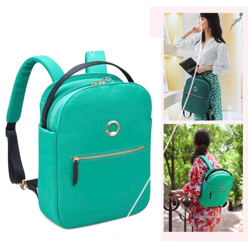 chống shock laptop Delzey Pariz backpack - [BALO CHỐNG SHOCK LAPTOP]-mint