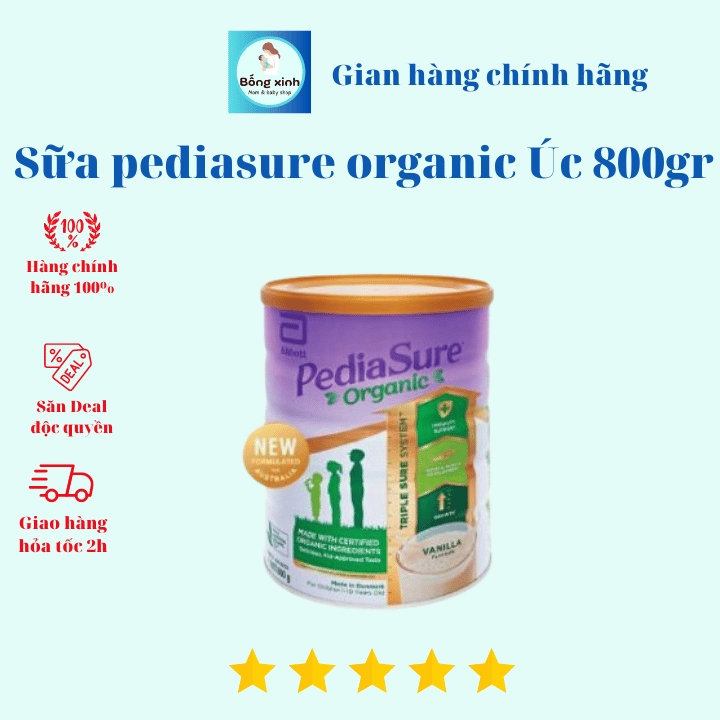 Sữa PEDISURE /PEDIASURE ORGANIC ÚC cho bé