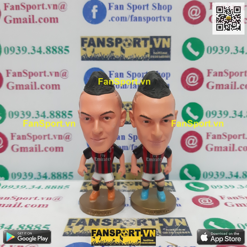 Tượng cầu thủ bóng đá Stephan El Shaarawy 92 AC Milan 2013 2014 home kodoto soccerwe