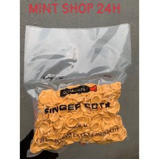 xỏ ngón tay cao su màu vàng [freeship đơn từ 50k]