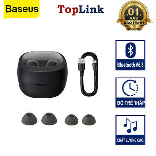 Tai Nghe Không Dây Baseus Bowie WM02 Bluetooth V5.3, 25h sử dụng, Kích thước nhỏ gọn, Thời Trang, APP Control