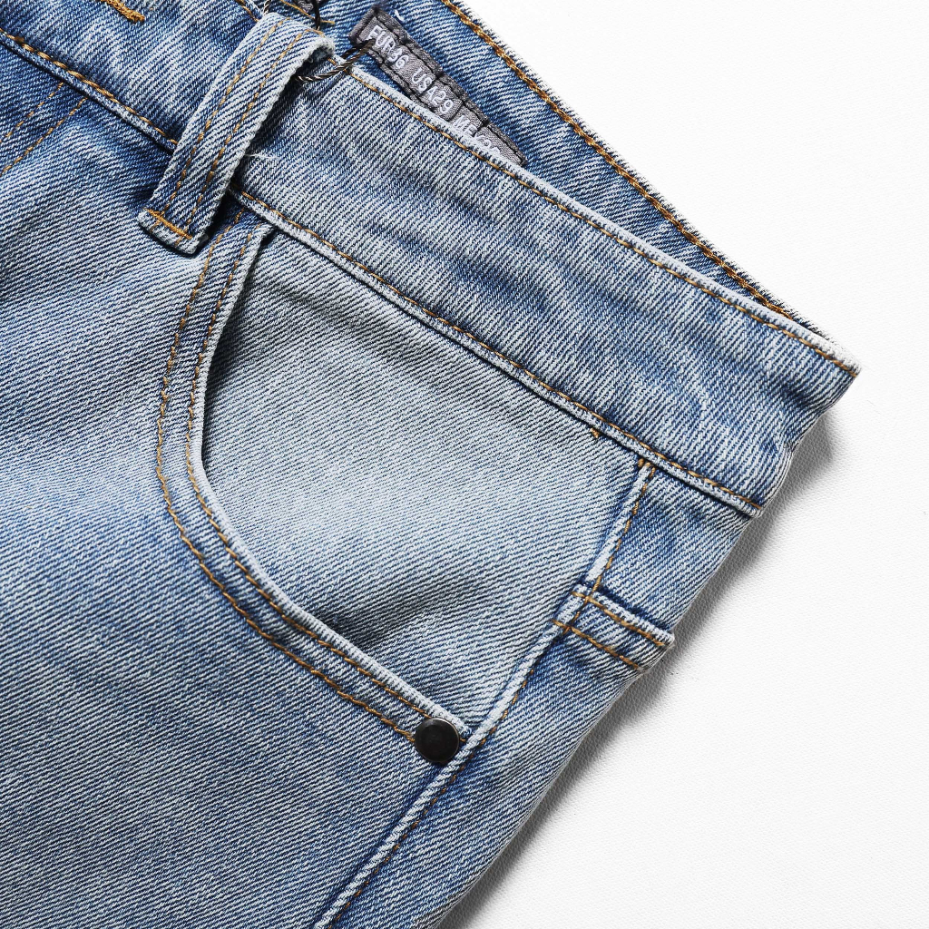 Quần Jeans Trơn Nam Polido Chất Liệu Dày Dặn Form Slimfit Thời Trang Nam Hiện Đại Phong Cách Basic Kiểu Dáng Trẻ Trung