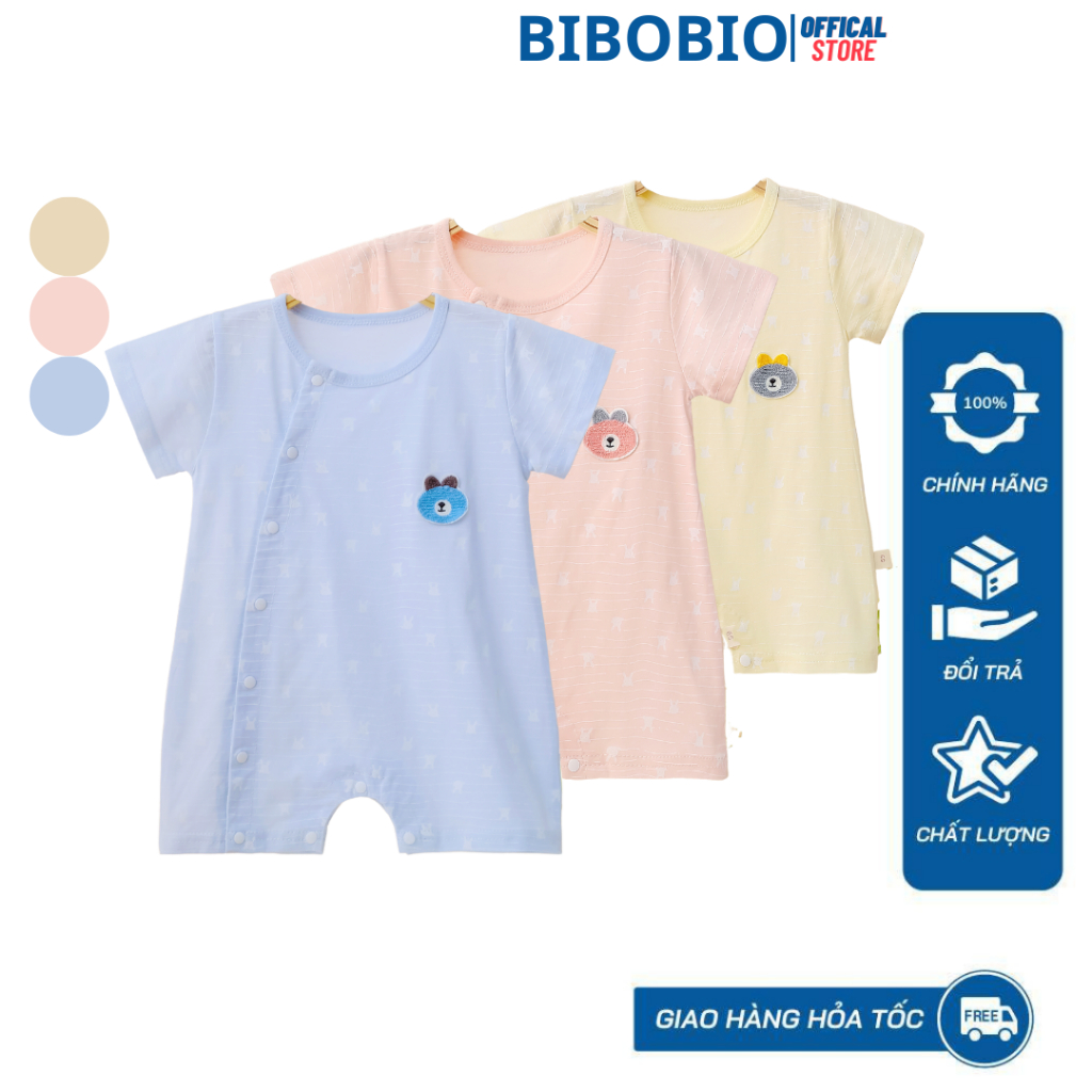 Body đùi cho bé trai và bé gái sơ sinh 3-12kg, cài CÚC LỆCH hàng cao cấp - BD09