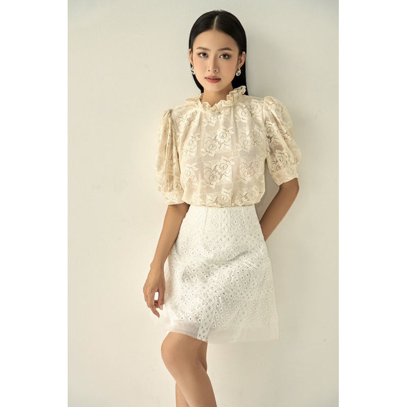 Chân váy phối ren Valey Skirt