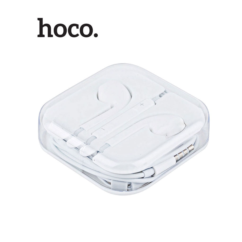 Hoco Chính Hãng - Tai nghe jack 3.5mm Hoco M1 dây TPE siêu bền kèm Mic đàm thoại,tương thích nhiều thiết bị, dài 1.2M