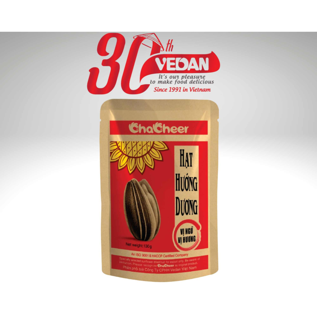 Combo 10 Gói Hạt Hướng Dương CHACHEER 130g [ 5 Vị Dừa-5 Ngũ Vị Hương ]