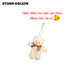 Móc khóa gấu bông cute dễ thương treo balo St