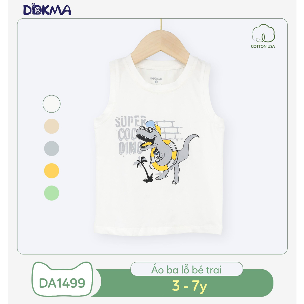 Dokma_ Áo ba lỗ bé trai DA1508 12-25kg