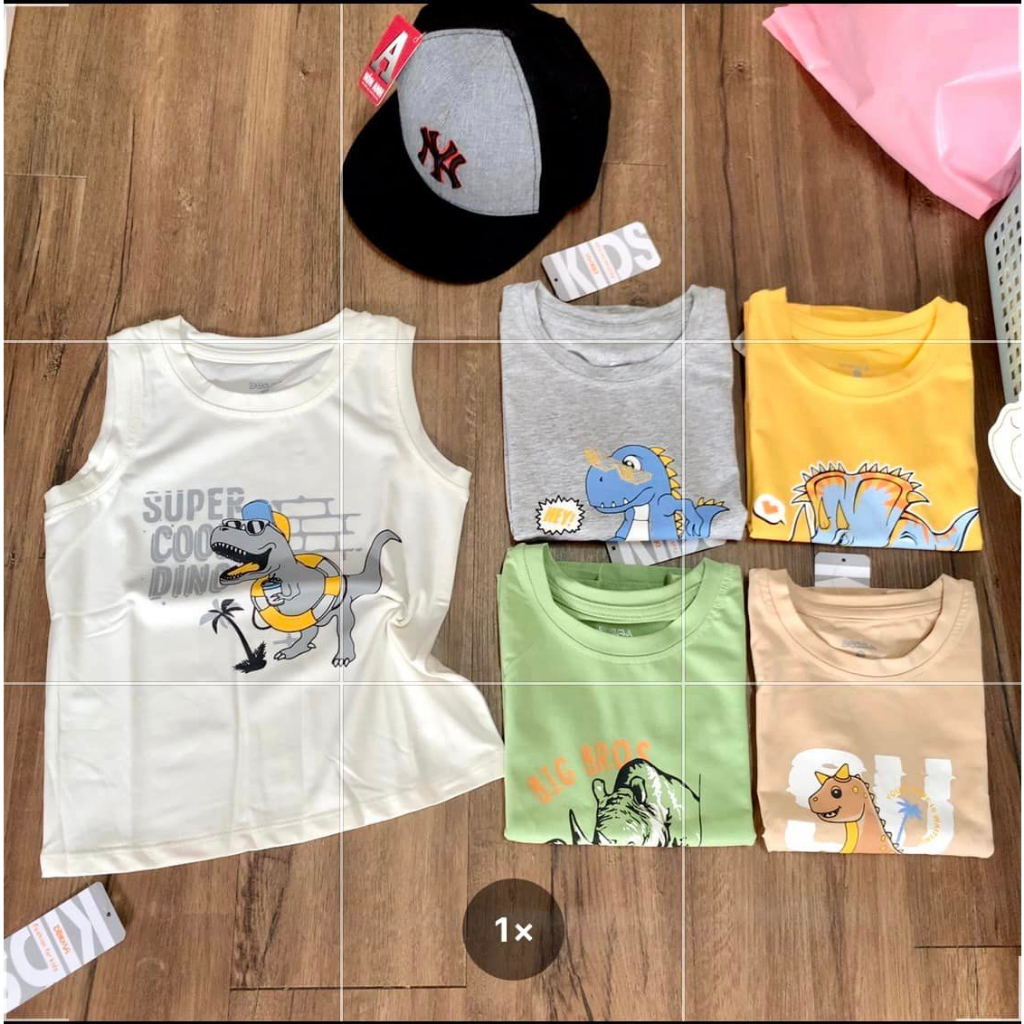 Dokma_ Áo ba lỗ bé trai DA1508 12-25kg