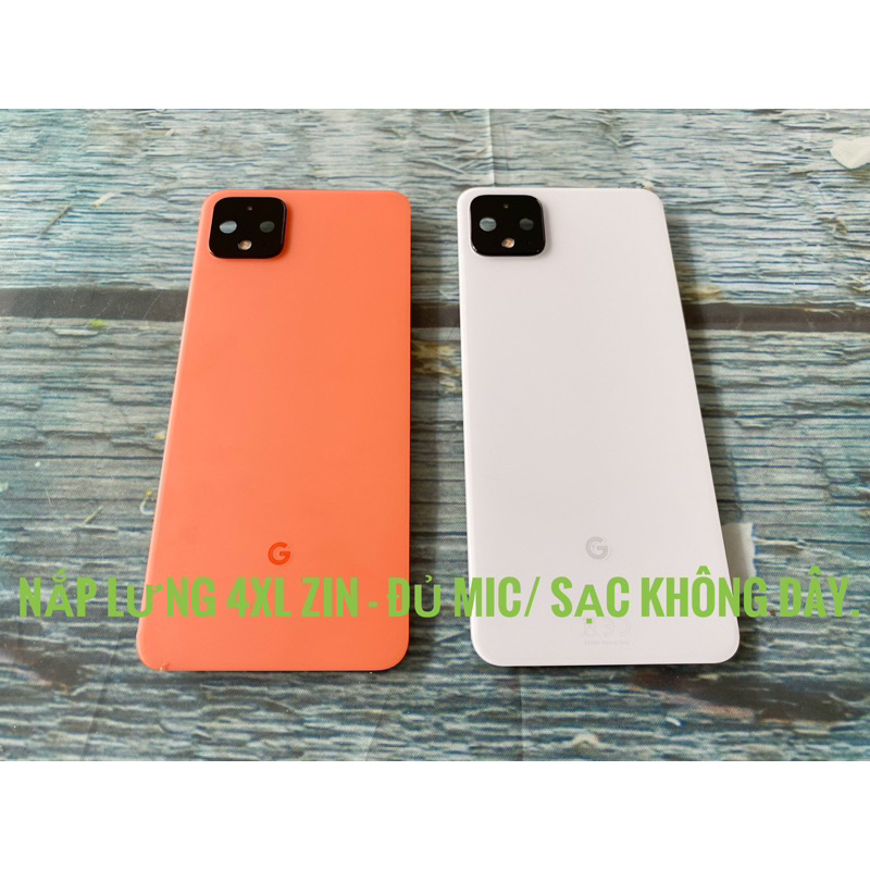 Nắp lưng Zin tháo máy đẹp- Pixel 4XL