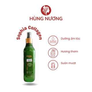 Xịt dưỡng tóc SOPHIA COLLAGEN REPAIR dưỡng ẩm phục hồi tóc hư tổn 250ML, Collagen Hair Repair Water
