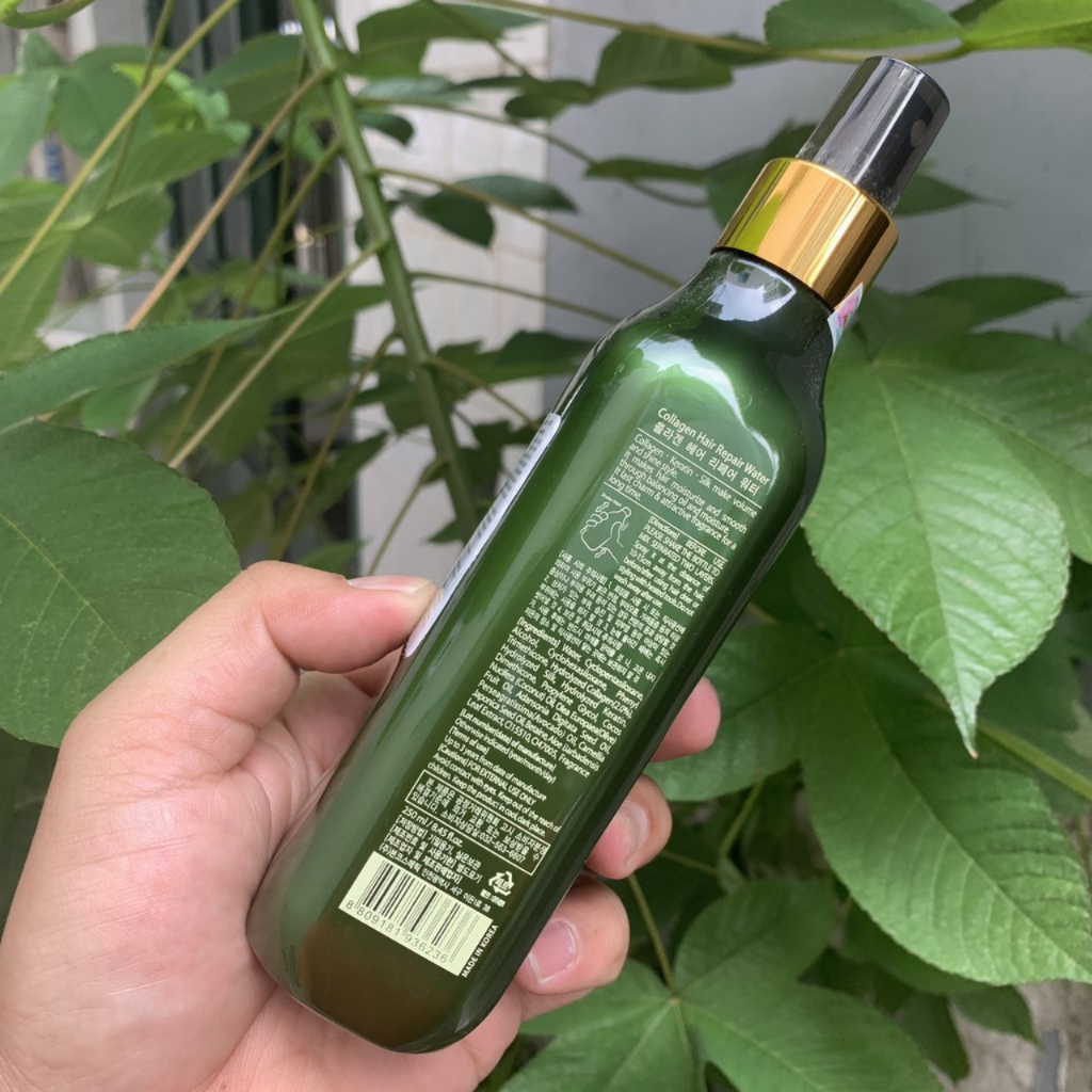 Xịt dưỡng tóc SOPHIA COLLAGEN REPAIR dưỡng ẩm phục hồi tóc hư tổn 250ML, Collagen Hair Repair Water