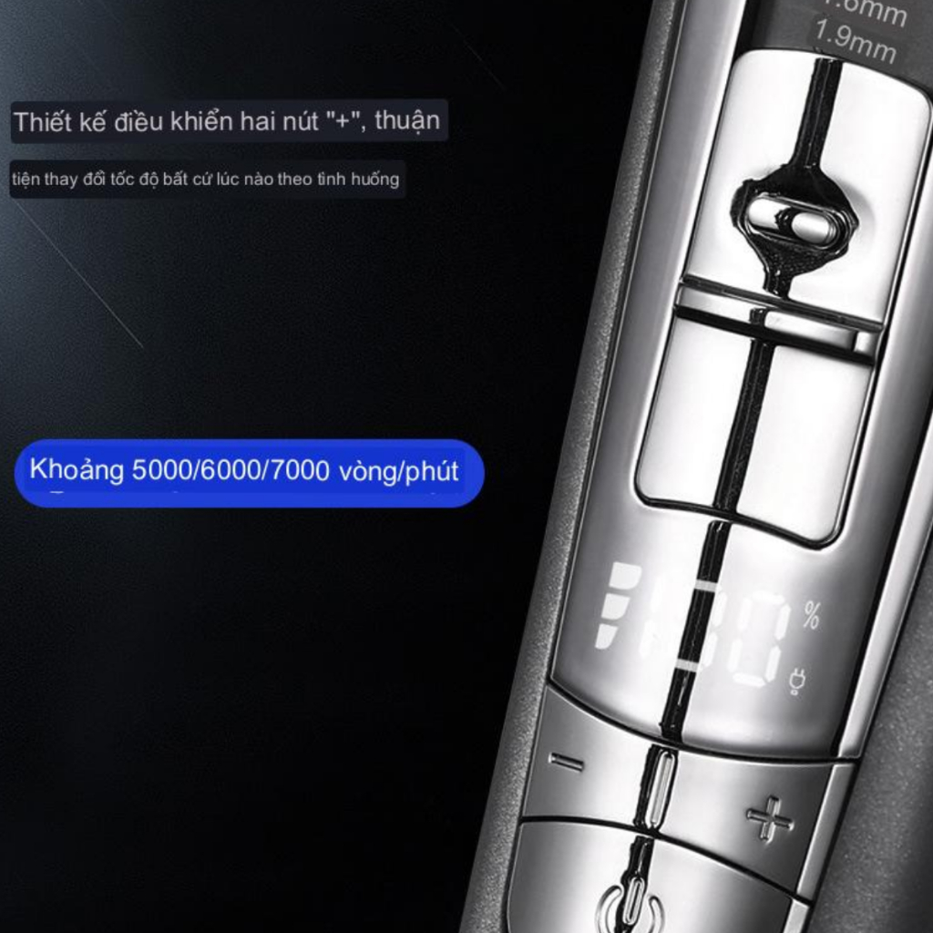 Tông đơ cắt tóc chuyên nghiệp Codos CHC975, tăng đơ cắt tóc chuyên nghiệp cầm tay