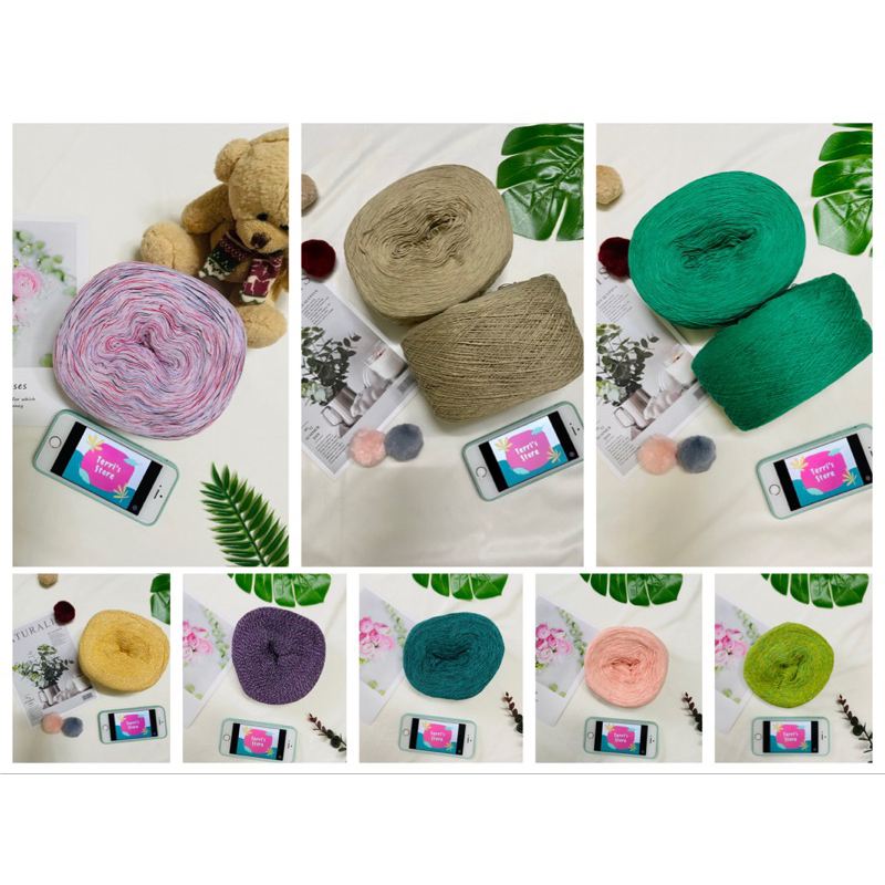 Yarn - Sợi Cotton 100% Xe tròn | Màu HOT đẹp_Sợi mền nhỏ nhẹ | Từ 250gram - 260gram_Cỡ 0.5mm | Hàng Tuyển - Terri Store