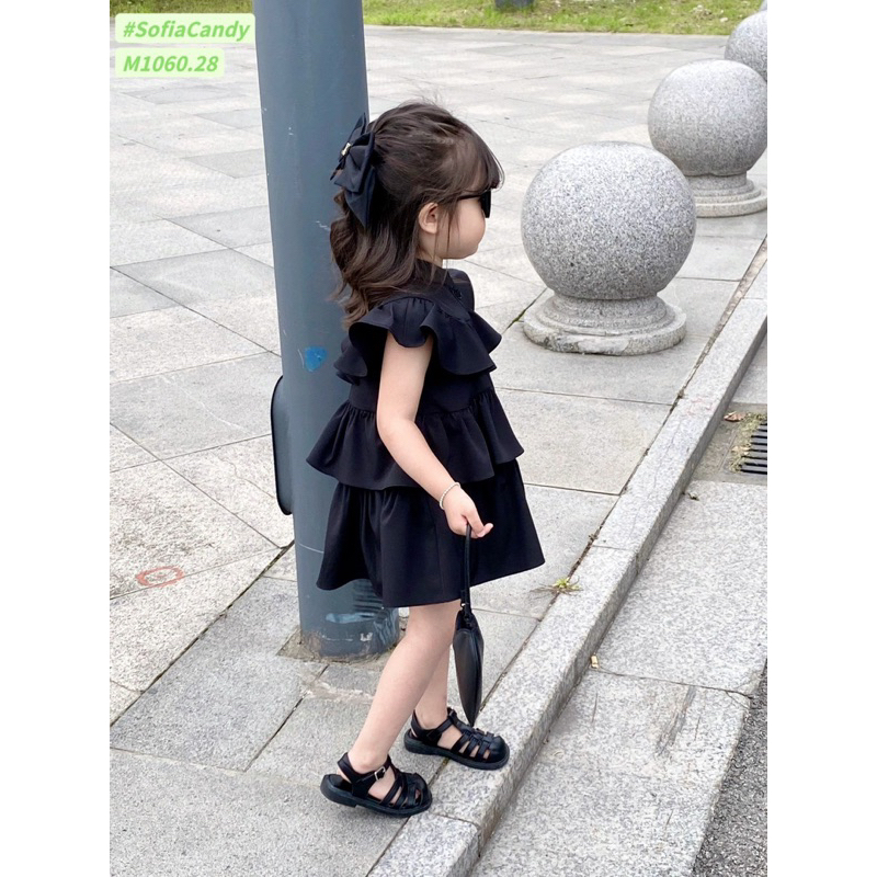 Váy đen 3 tầng siêu xinh, sang cho bé gái