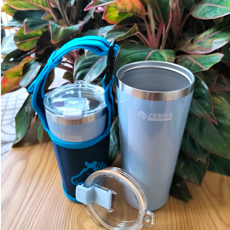 Ly giữ nhiệt Polar 870ml - Tặng kèm túi xách vải có quai - 112702 - xanh dương