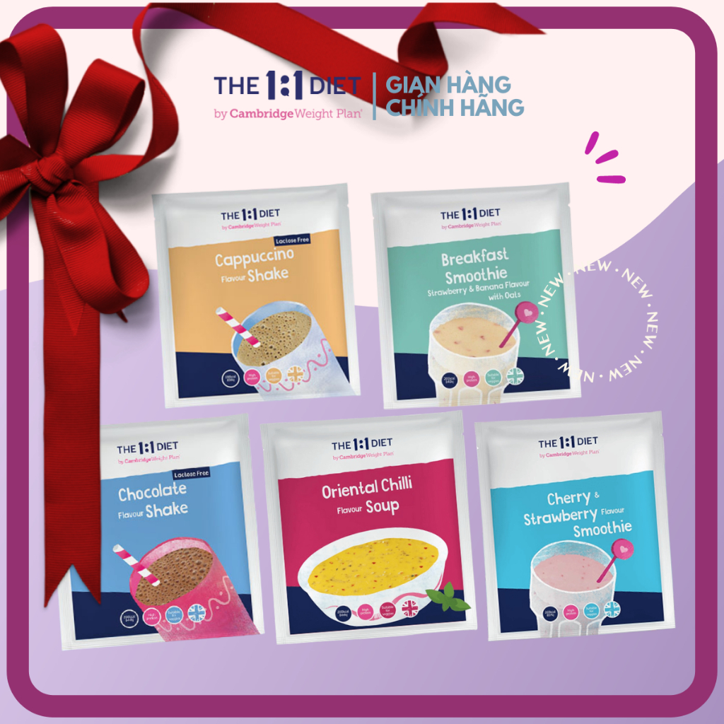 Bữa Ăn Dinh Dưỡng Hỗ Trợ Kiểm Soát Cân Nặng Cambridge Weight Plan (hộp 10 gói)