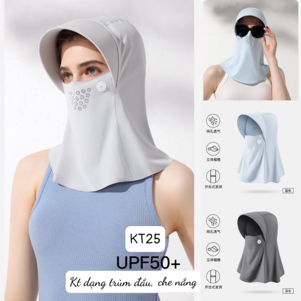 Khâu Trang chống tia UV UFP 50+ mang đi nắng- KT01,KT25