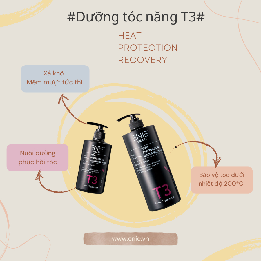 Tinh chất phục hồi tóc hư tổn Enie