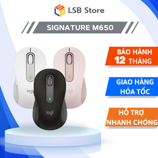 [Hỏa Tốc - HCM] Chuột Không Dây Bluetooth Logitech Signature M650 | Hàng Chính Hãng | Bảo Hành 12 Tháng | LSB Store