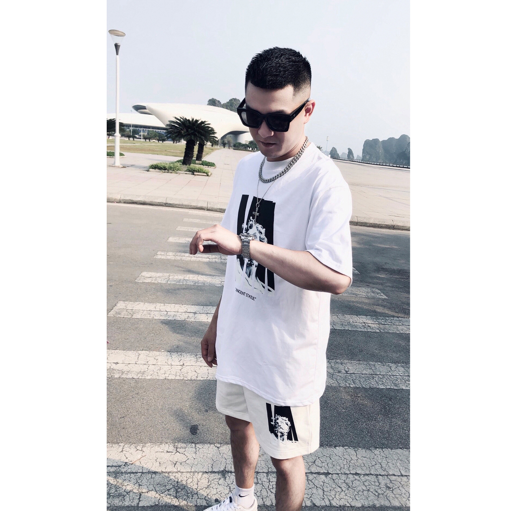 (BEST) BỘ THUN tay lỡ, FORM RỘNG UNISEX NAM NỮ (ẢNH CHỤP THẬT, FULL 100% COTTON CAO CẤP) dày dặn, co dãn
