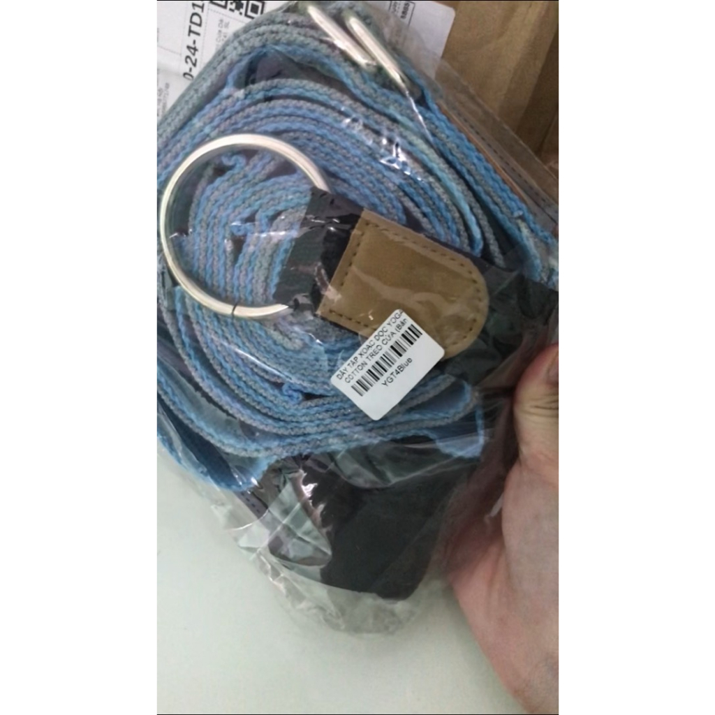 Dây tập xoạc dọc mở khớp háng yoga cotton dài 3m đa năng treo cửa , tập yoga giúp cơ thể dẻo dai, linh hoạt