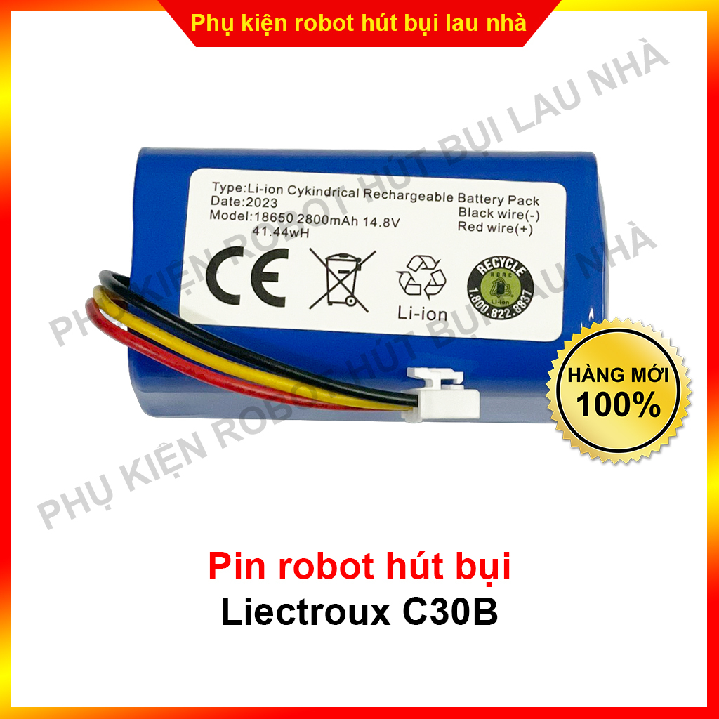 Pin robot hút bụi Liectroux C30b dung lượng 2800mAh - bảo hành 6 tháng (Lỗi 1 đổi 1) | BigBuy360 - bigbuy360.vn