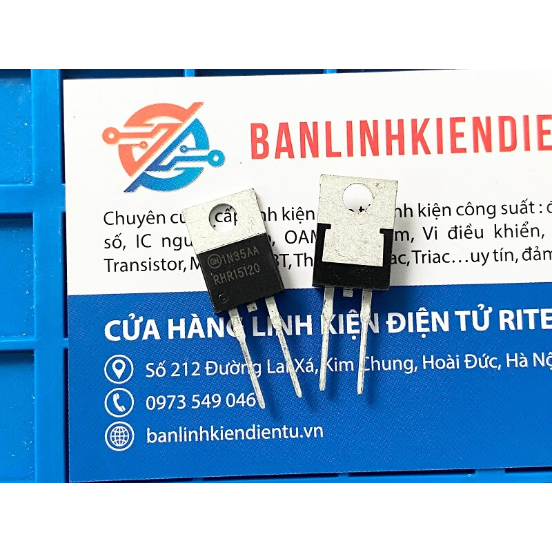 [Combo 3 chiếc] RHR15120 Diode 15A/1200V TO220-2