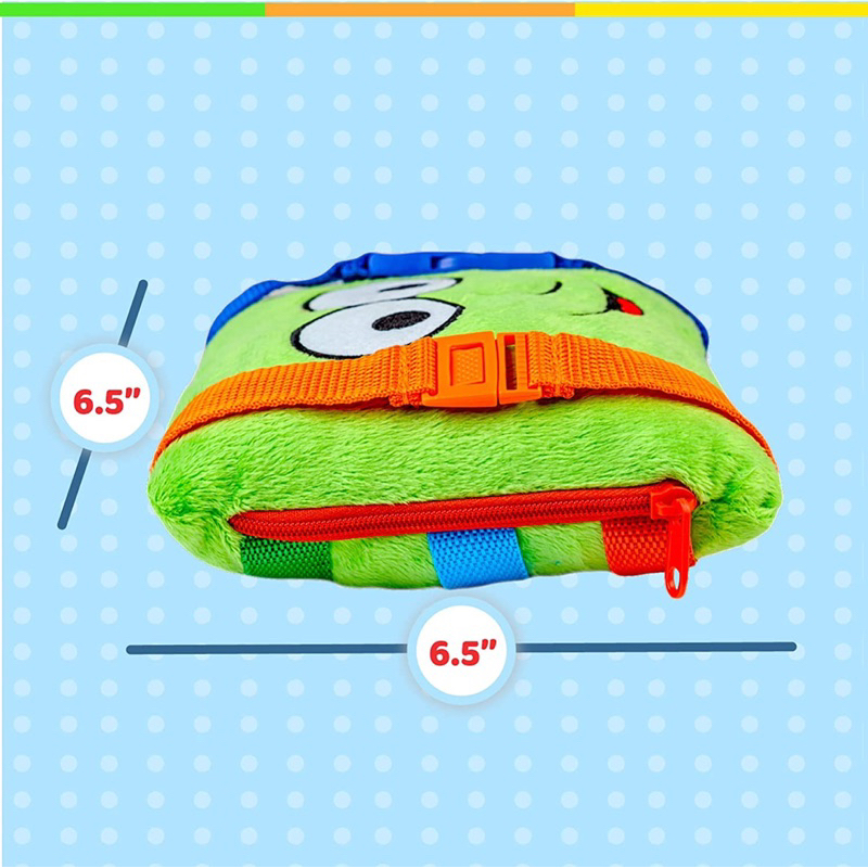 Đồ Chơi Khám Phá Kỹ Năng - Vận Động Tinh Montessori Cho Bé - Buckle Toys Buster Square