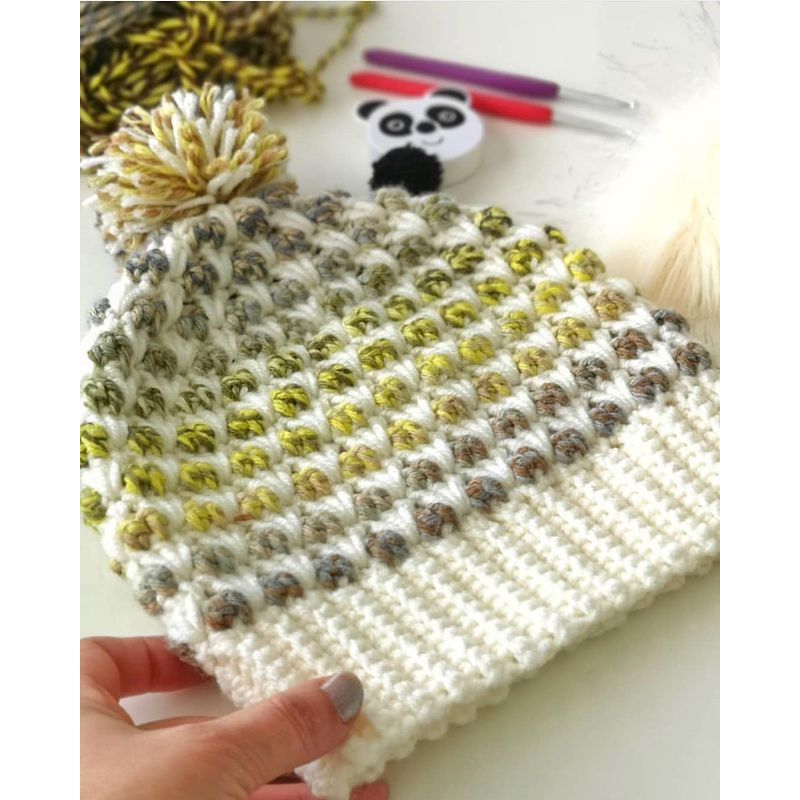 Len loang ấm Mouline Chunky nhập khẩu chính hãng Papatya, đan móc nón, áo, khăn siêu đẹp