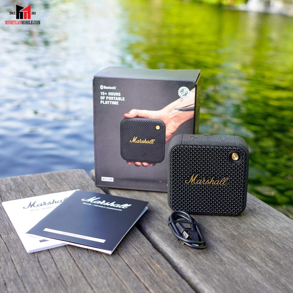 Loa BLUETOOH  không dây  MARSHALL WILLEN -Bass Căng khoẻ, Nhỏ gọn. FULL BOX