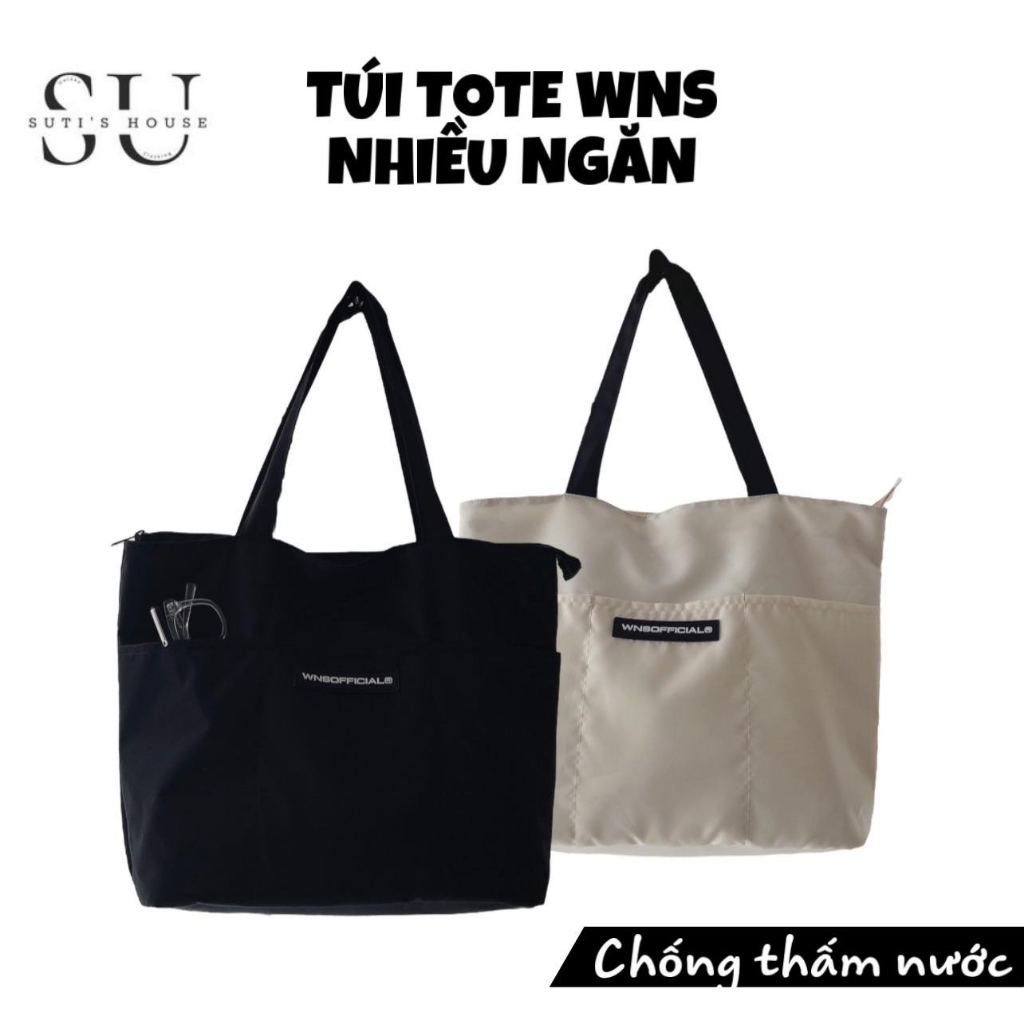 Túi Tote WNS Oversized Nhiều Ngăn Cá Tính Unisex Nam Nữ Tote Bag WNS - Sutis House