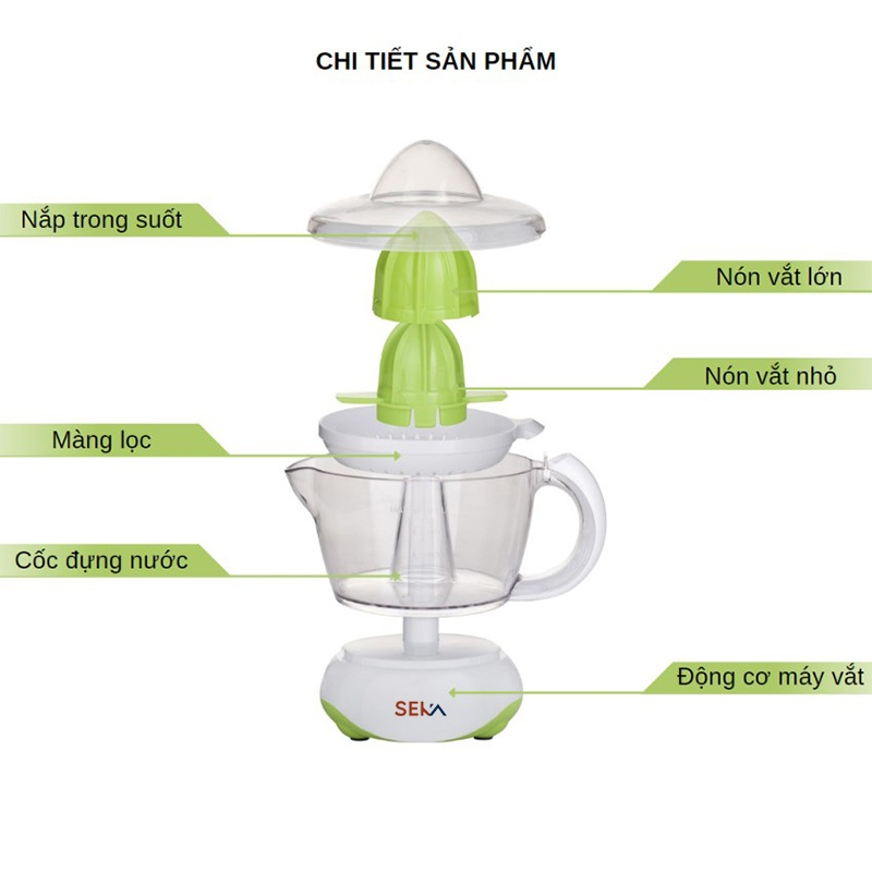 Máy vắt cam tự động SOKANY, Máy ép cam bằng điện 2 chiều