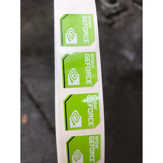Tem dán trang trí laptop Nvidia