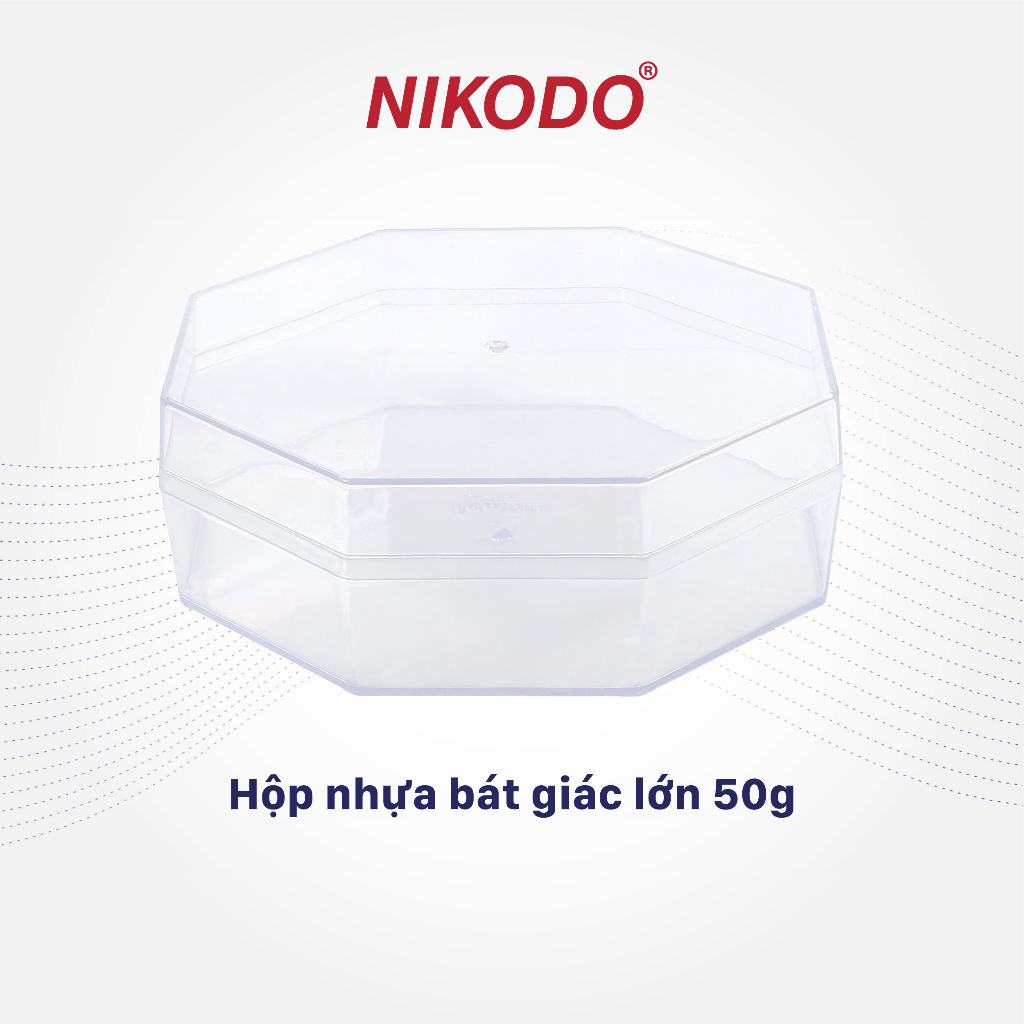 Hộp nhựa 100g/50g đựng yến/Hộp quà tặng bánh mứt, hạt điều - Chính hãng Nikodo