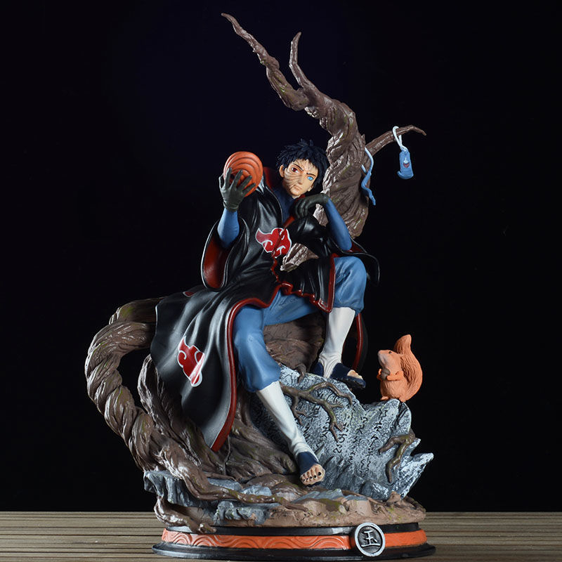(32cm) Mô hình Naruto - Obito ngồi gốc cây siêu ngầu