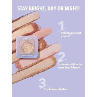 Phấn nhũ bắt sáng SHEGLAM Moonside Highlighter.