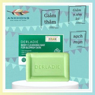 Xà Bông Giảm Mụn Lưng Soap Xà Phòng Giảm Mụn Body Ngực Cơ Thể Sau 7 Ngày Derladie Body Cleansing Bar For Blemish Skin