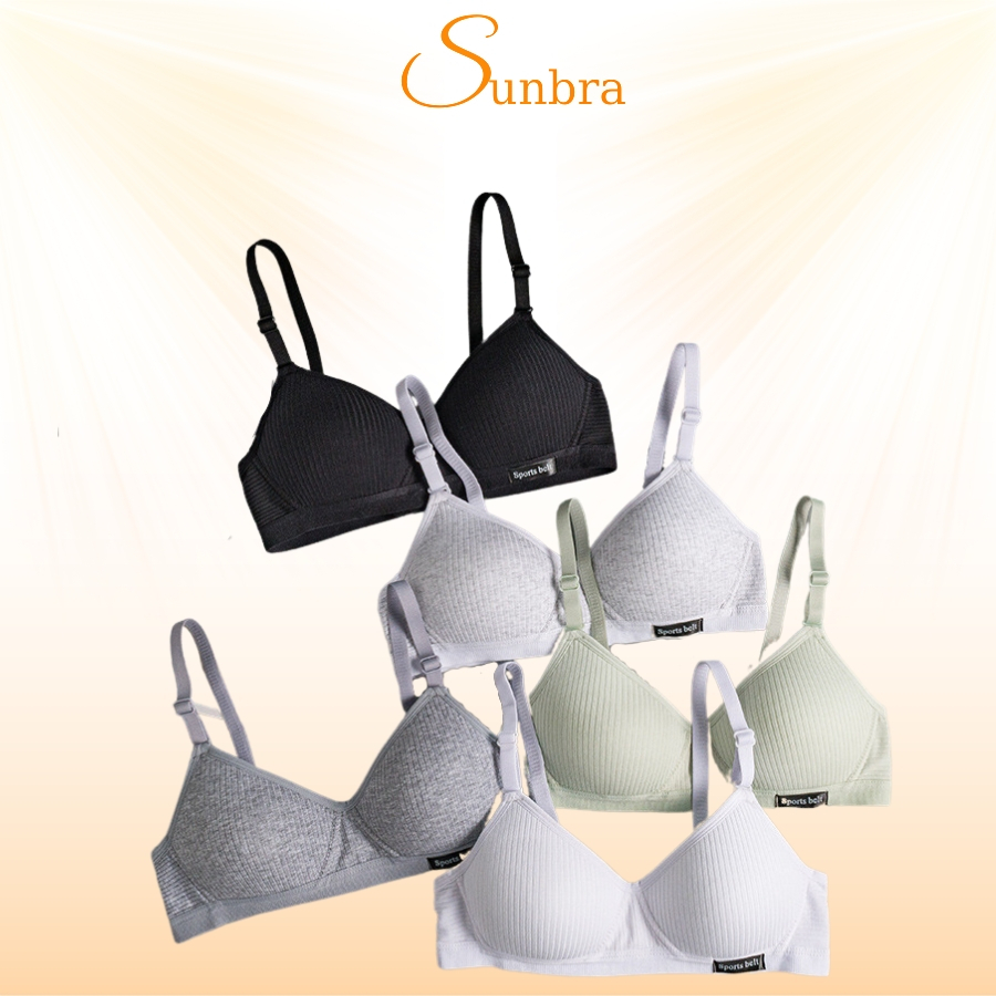 Áo Ngực Cotton Mút Mỏng Không Gọng, Mềm Mại Cao Cấp SUNBRA 137