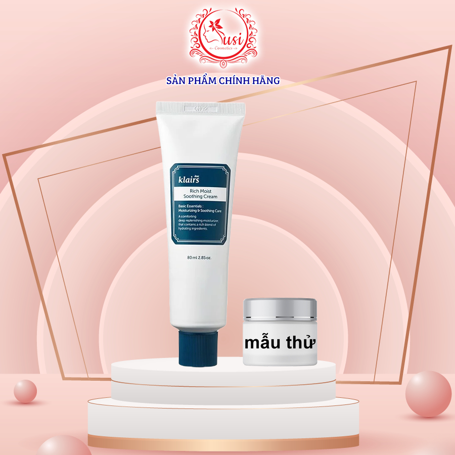 Kem Dưỡng Ẩm Chuyên Sâu Klairs Rich Moist Soothing Cream 80ml