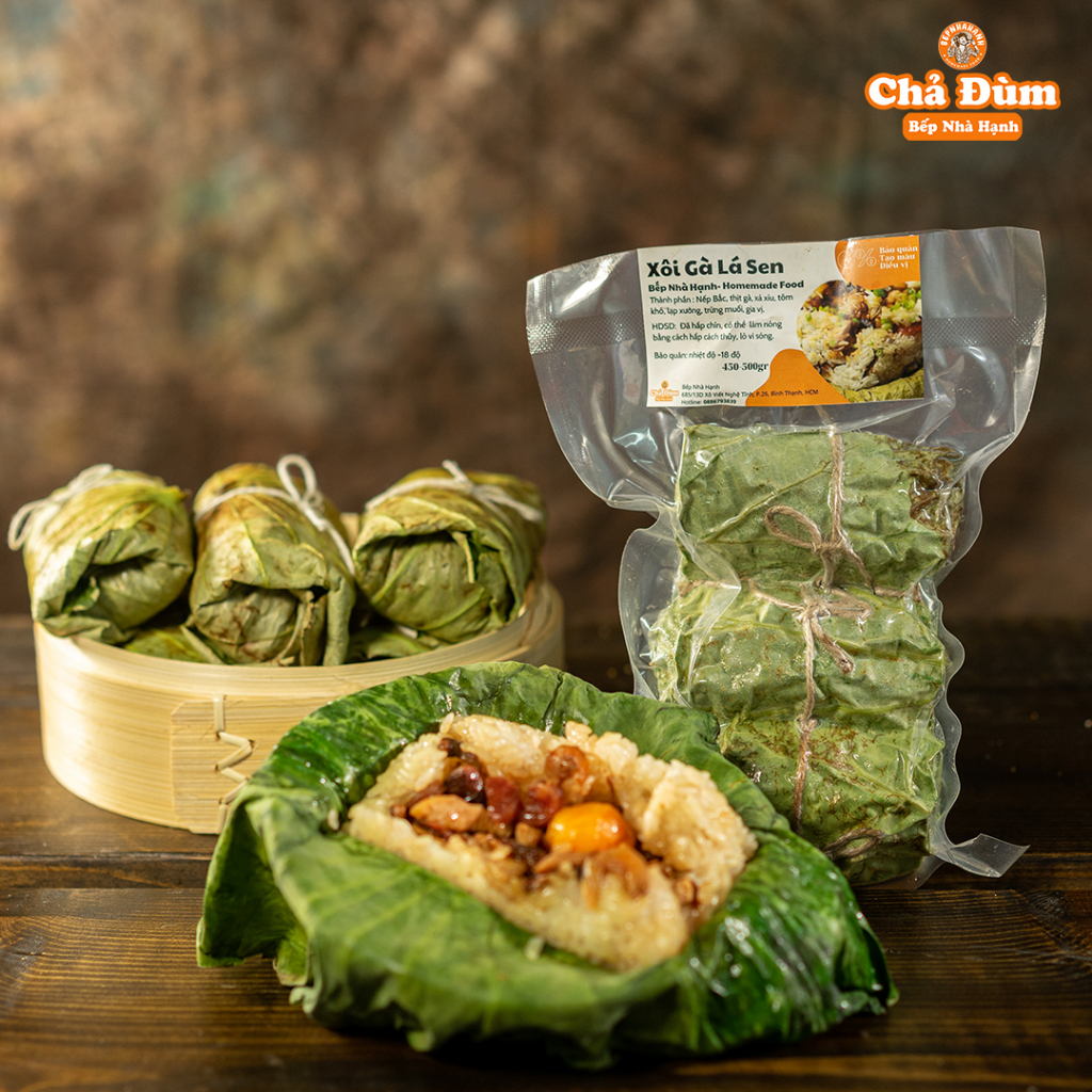 HCM - Xôi Gà Lá Sen ( Bếp Nhà Hạnh )