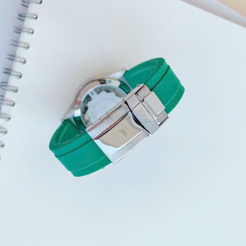 Đồng Hồ Nữ X-cer B0637 Silver Rainbow Green - Vỏ Silver , Máy Quartz - Pin , Size 38mm