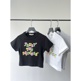 Áo Croptop In Chữ TRUST THE PROCESS| ROKY TOP | Secodee