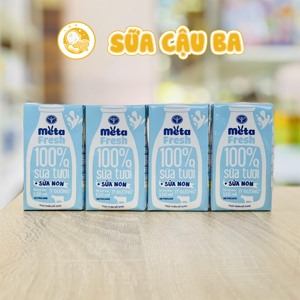 DATE MỚI Sữa tươi metafresh thành phần sữa non - không gây dậy thì sớm