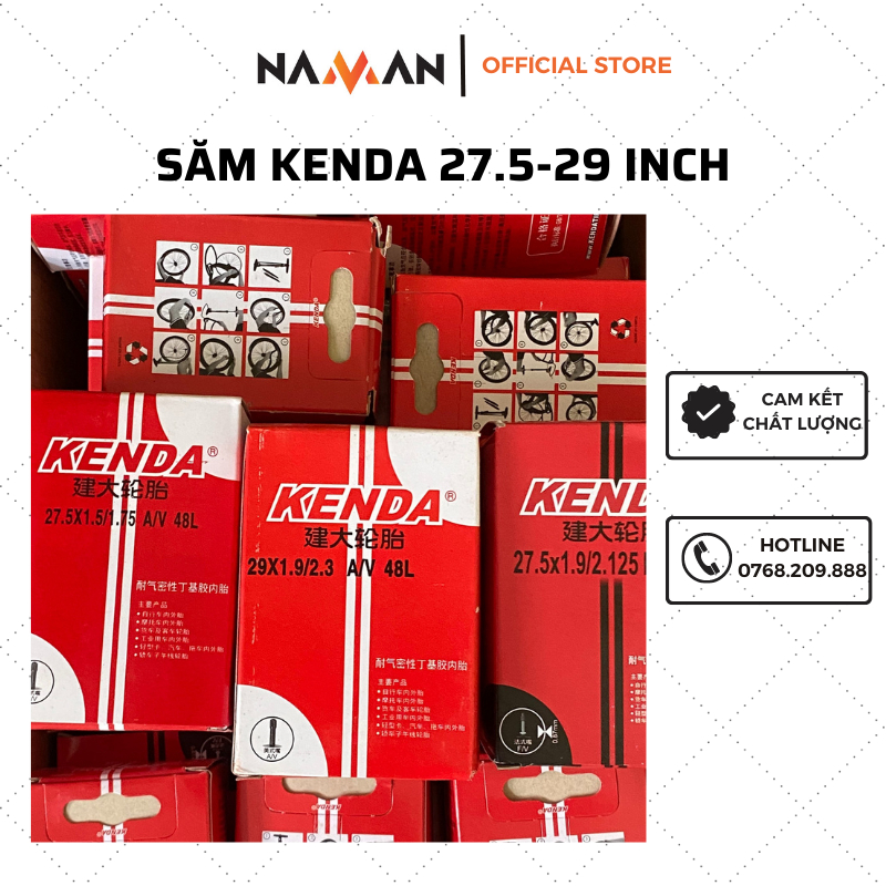 Săm Kenda 27 29 inch các loại van Mỹ AV, van Pháp FV phụ kiện ruột xe đạp