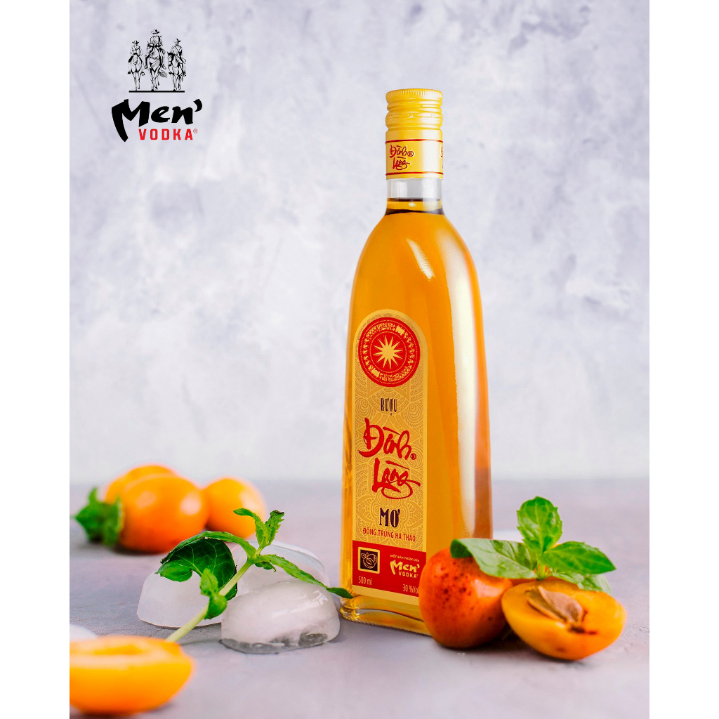 Rượu Đình Làng Mơ Đông Trùng Hạ Thảo 30% chai 500ml